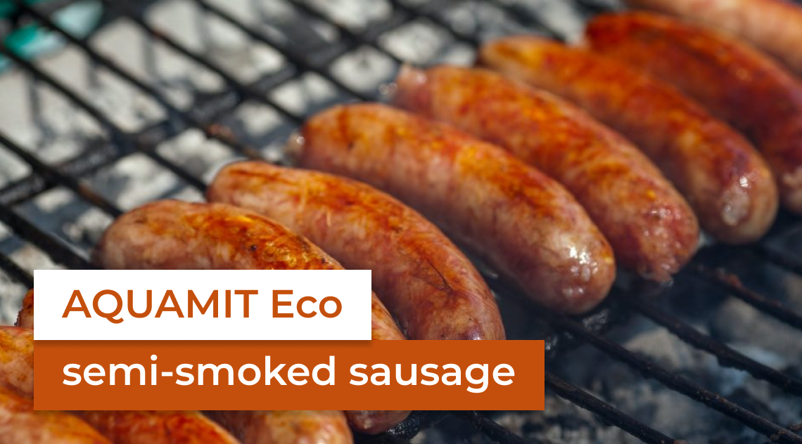 ECO RESOURCE Natural food dye AQUAMIT Eco. Semi-smoked sausage
