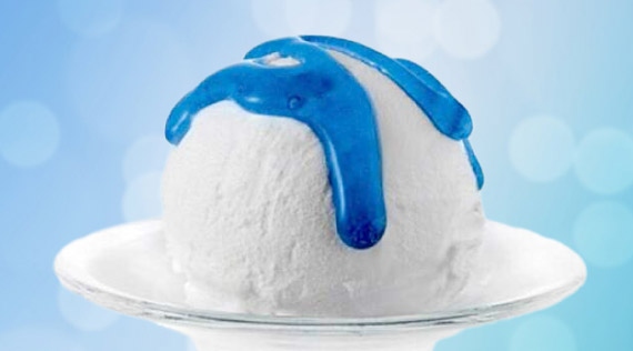 ECO RESOURCE Blue ice cream topping