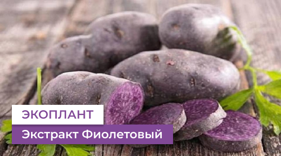ЭКО РЕСУРС Натуральный краситель Экстракт фиолетового картофеля ЭКОПЛАНТ.